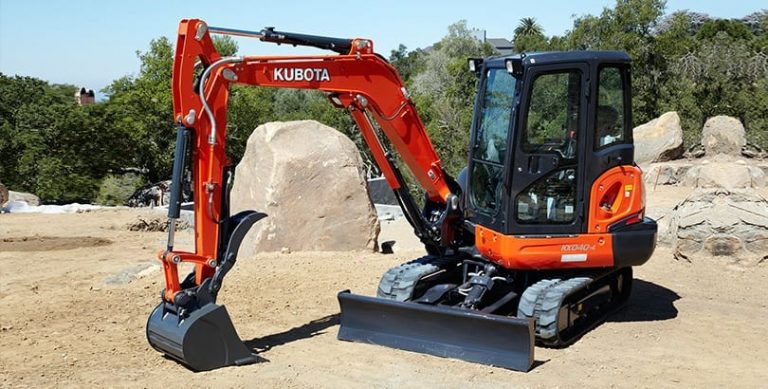 Kubota KX series mini excavator