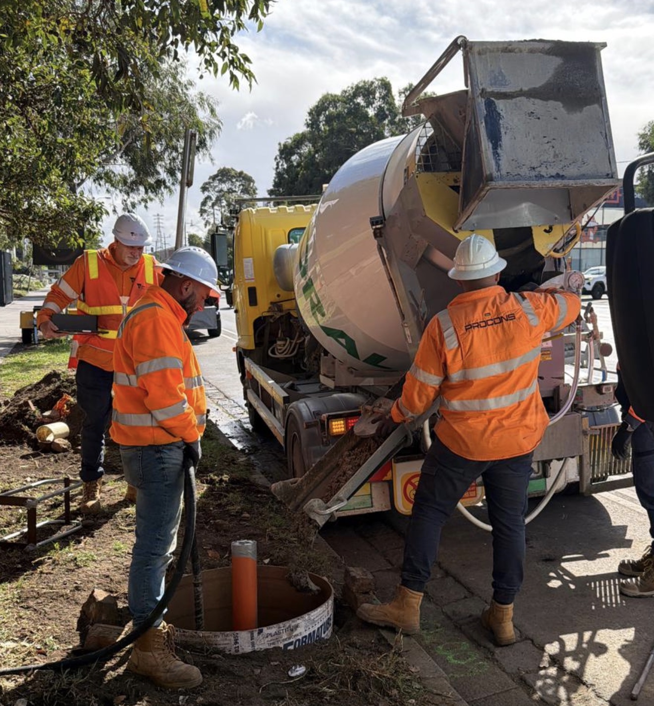 VicRoads Foundation Traffic Signal Installation and Pouring
