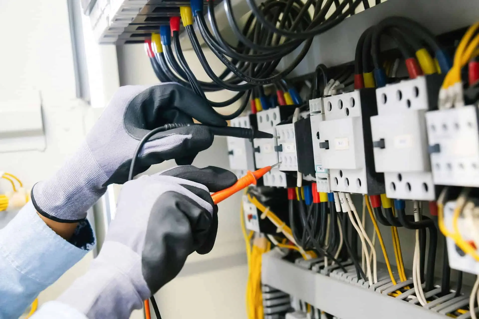 PROCONS electrician completing electrical infrastructure works